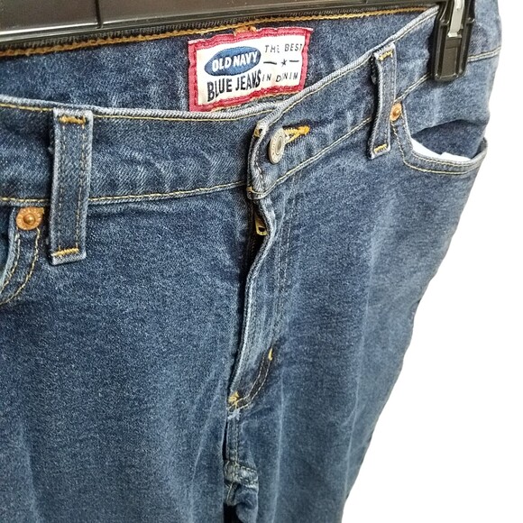 Old Navy Womens Size 8 Blue Solid Bootcut Jeans - Picture 4 of 9